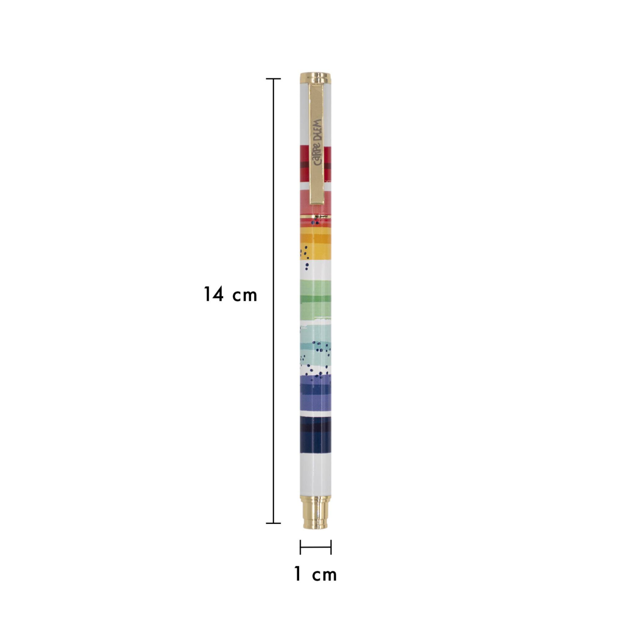 Pukka Pads Black Ink Metal Gel Pen Pack 6